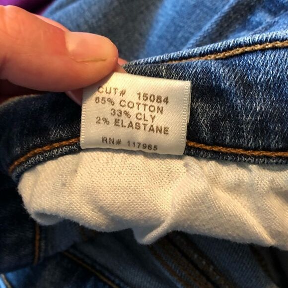 J Brand Blue Fringe Hem Jeans - Picture 6 of 14